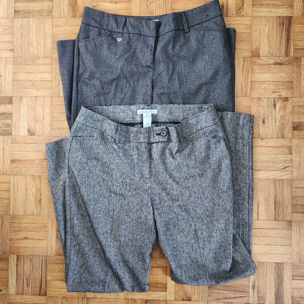Lot of 2 - Women's Dress Work Pants Size 12 Petite